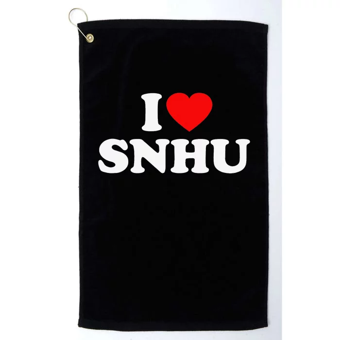 SNHU Love Heart College University Alumni Platinum Collection Golf Towel