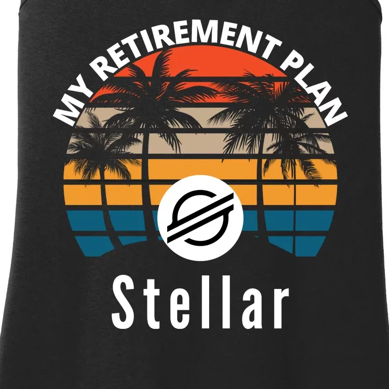 Stellar Lumens Is My Retirement Plan, Blockchain, XLM Crypto Ladies Essential Tank