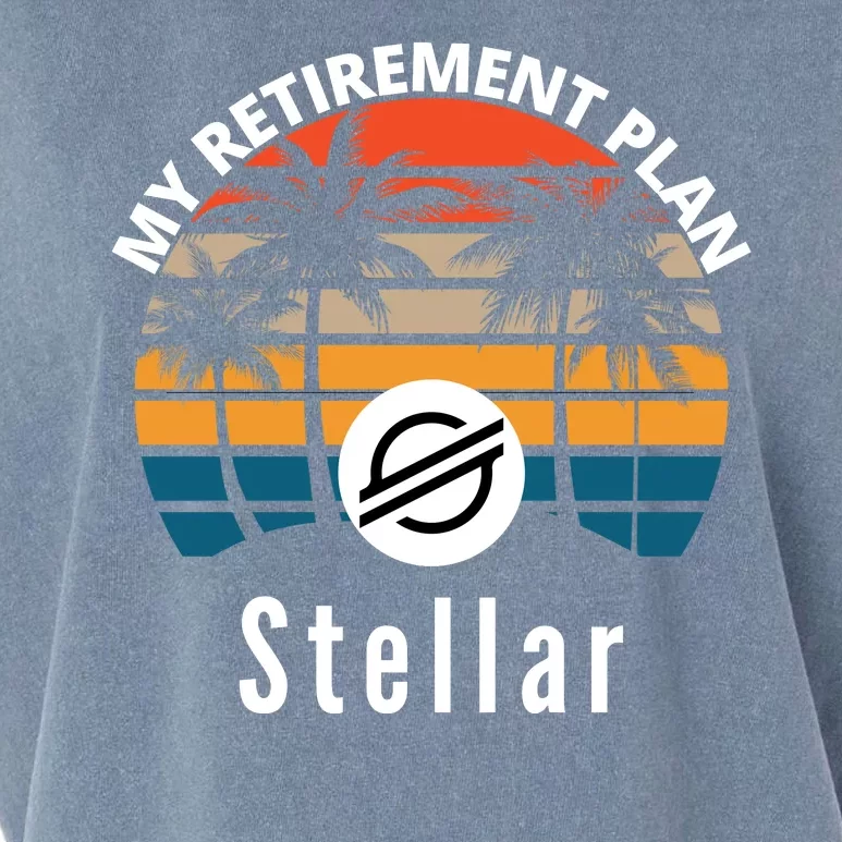 Stellar Lumens Is My Retirement Plan, Blockchain, XLM Crypto Garment-Dyed Women's Muscle Tee