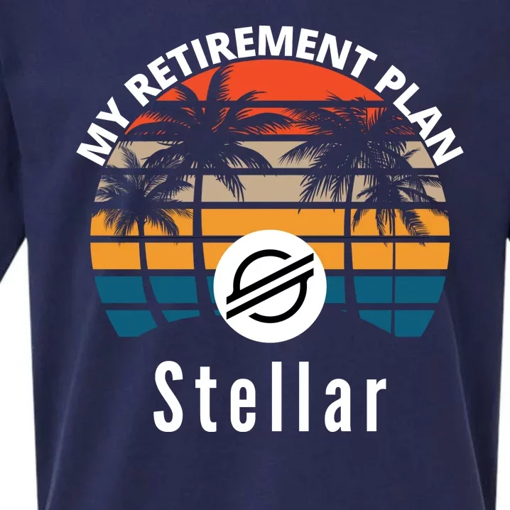 Stellar Lumens Is My Retirement Plan, Blockchain, XLM Crypto Sueded Cloud Jersey T-Shirt