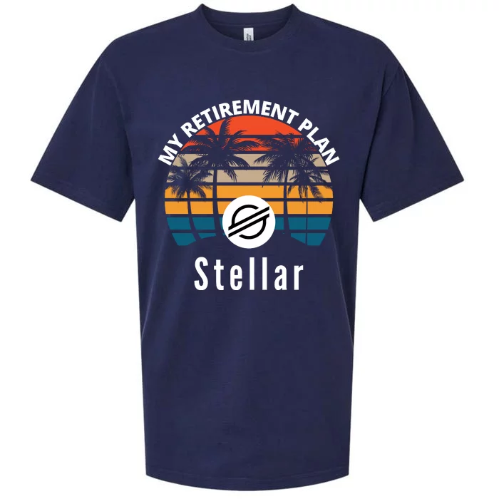 Stellar Lumens Is My Retirement Plan, Blockchain, XLM Crypto Sueded Cloud Jersey T-Shirt