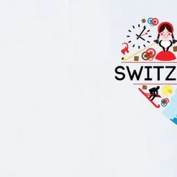 Switzerland Love Illustrated Swiss Symbol Alpine Softstyle Adult Sport Polo