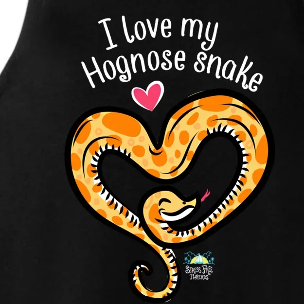 Snake Lovers I Love My Hognose Snake Gift Ladies Tri-Blend Wicking Tank