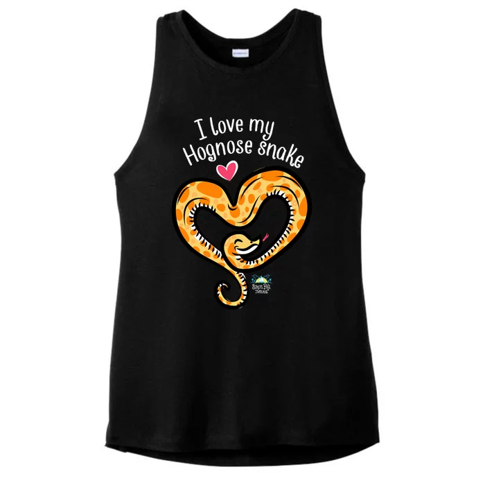 Snake Lovers I Love My Hognose Snake Gift Ladies Tri-Blend Wicking Tank