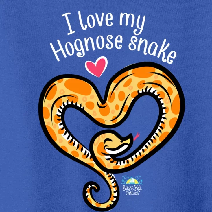 Snake Lovers I Love My Hognose Snake Gift Toddler T-Shirt