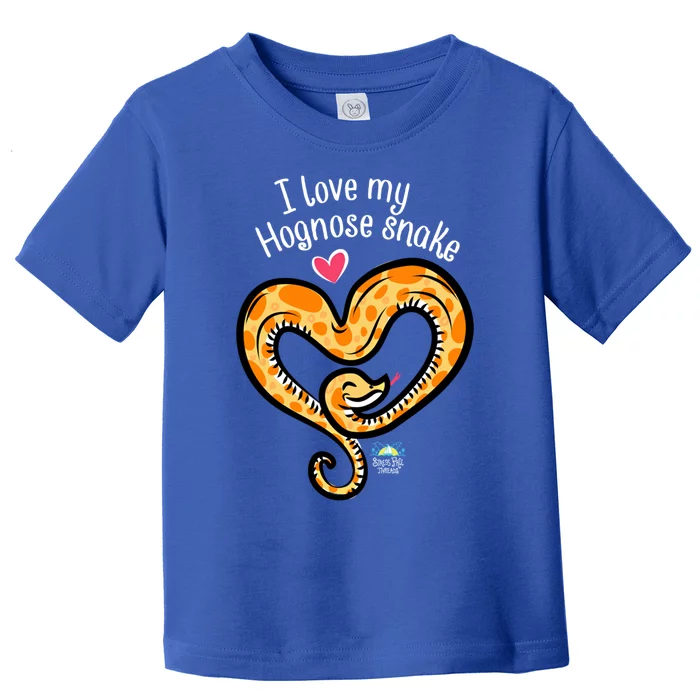 Snake Lovers I Love My Hognose Snake Gift Toddler T-Shirt