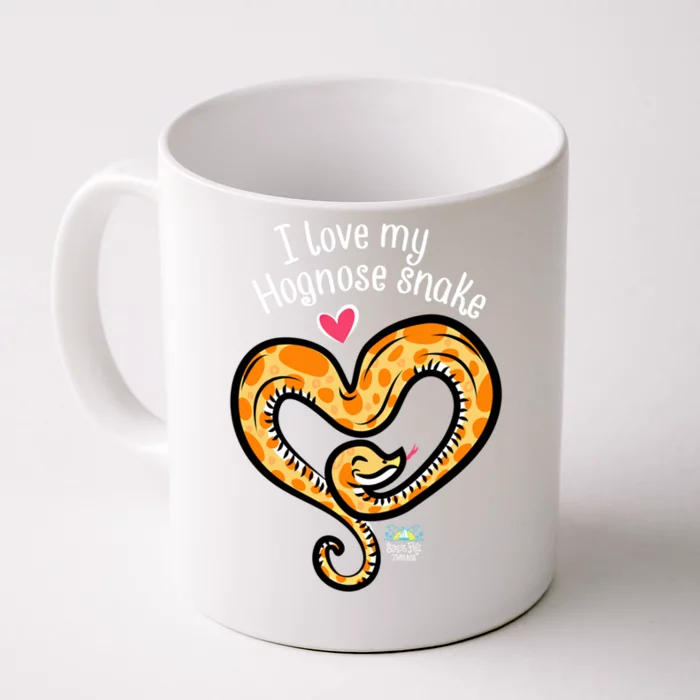 Snake Lovers I Love My Hognose Snake Gift Front & Back Coffee Mug