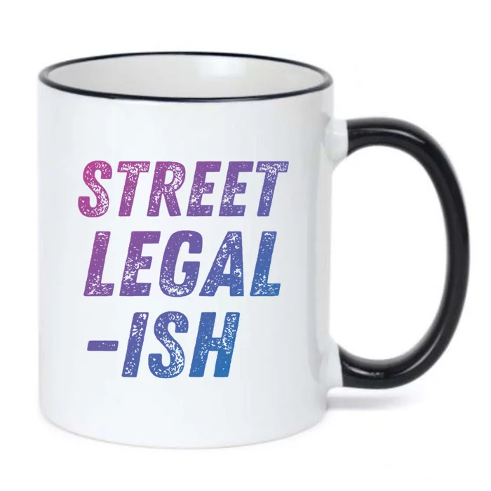 Street Legal Ish Mechanic Drag Racing Hot Rod Low Rider Car Gift Black Color Changing Mug