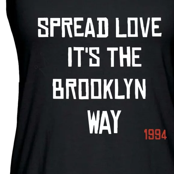 Spread Love Its The Brooklyn Way Funny Ladies Essential Flowy Tank