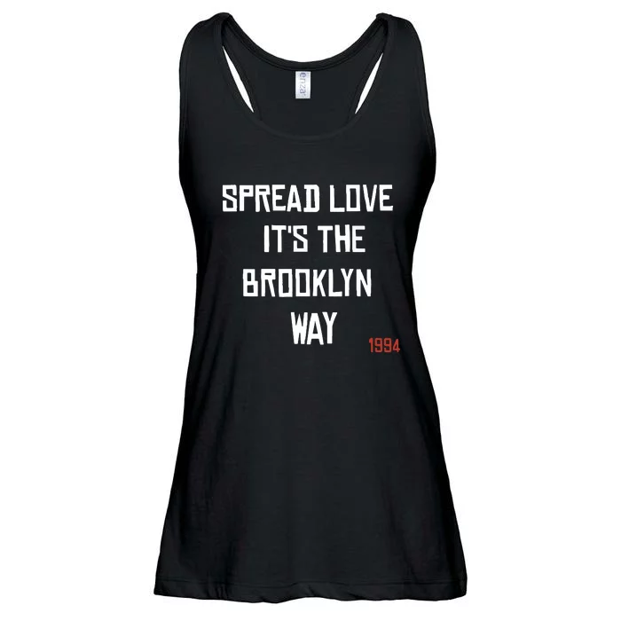 Spread Love Its The Brooklyn Way Funny Ladies Essential Flowy Tank