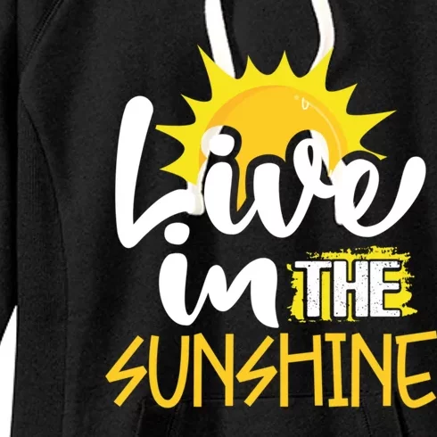 Summertime Live In The Sun Fun Summer Vacation Great Gift Women's Fleece Hoodie