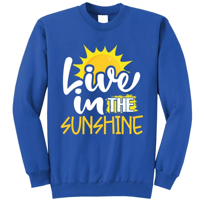 Summertime Live In The Sun Fun Summer Vacation Great Gift Sweatshirt