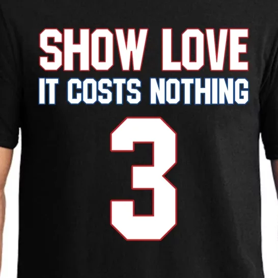 Show Love It Costs Nothing Love For 3 Pray For Damar Pajama Set