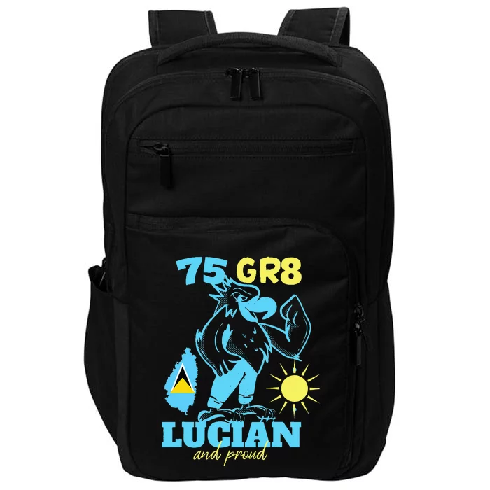 St. Lucia Independence 75gr8 National Pride Impact Tech Backpack