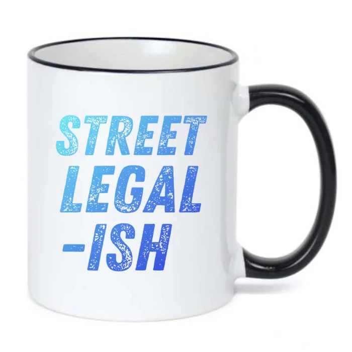 Street Legal Ish Mechanic Drag Racing Hot Rod Low Rider Car Cool Gift Black Color Changing Mug