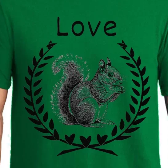 Squirrel Lover I Love Squirrels Pajama Set