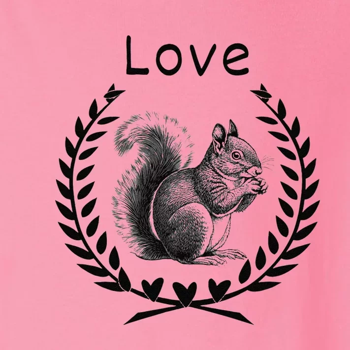 Squirrel Lover I Love Squirrels Toddler Long Sleeve Shirt