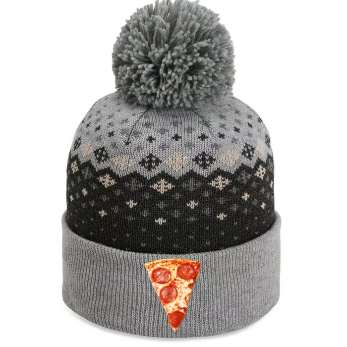 Slice Of Pepperoni Pizza The Baniff Cuffed Pom Beanie