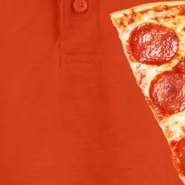 Slice Of Pepperoni Pizza Dry Zone Grid Performance Polo