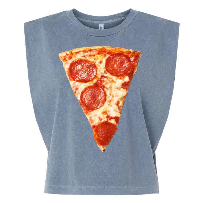 Slice Of Pepperoni Pizza Garment-Dyed Women's Muscle Tee