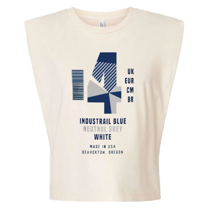 Sneaker Label Jordan 4 Industrial Blue Sneaker Garment-Dyed Women's Muscle Tee