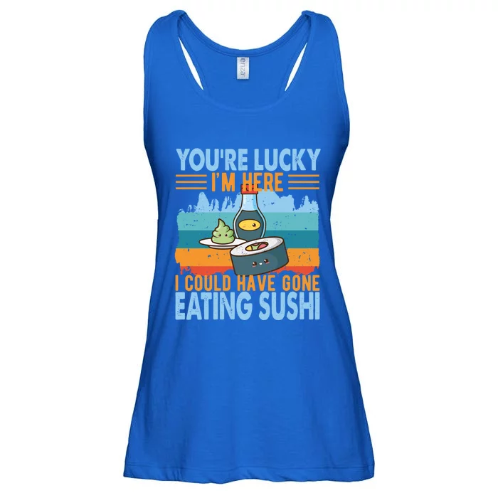 Sushi Lover Japanese Food Gift Ladies Essential Flowy Tank