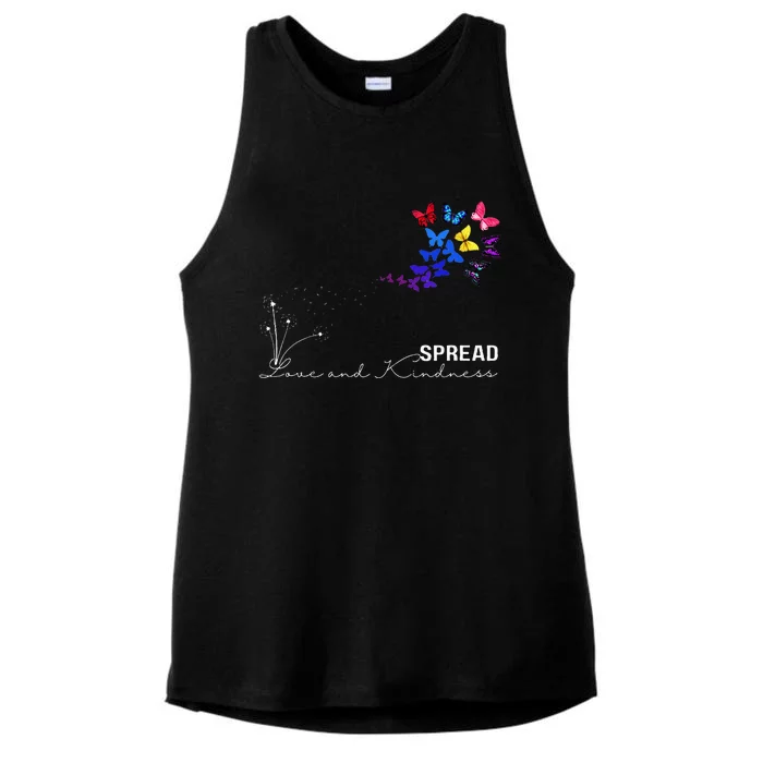 Spread Love & Kindness Summer Ladies Tri-Blend Wicking Tank