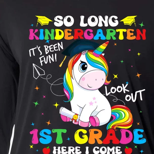 So Long Kindergarten 1st Grade Here I Come Cooling Performance Long Sleeve Crew