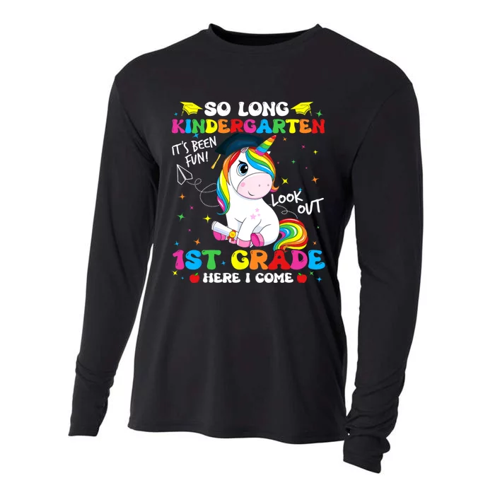 So Long Kindergarten 1st Grade Here I Come Cooling Performance Long Sleeve Crew