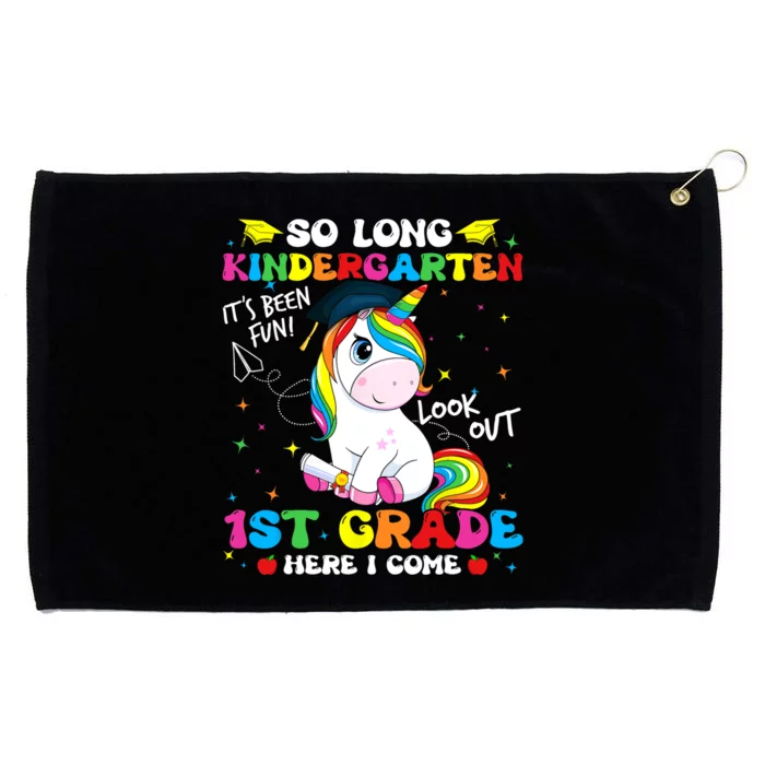 So Long Kindergarten 1st Grade Here I Come Grommeted Golf Towel