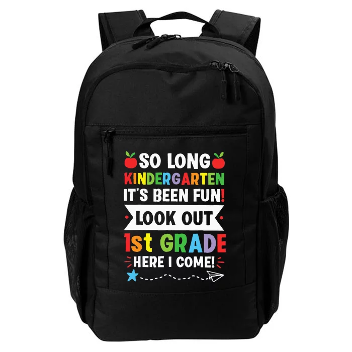 So Long Kindergarten 1st Grade Here I Come Graduation Daily Commute Backpack