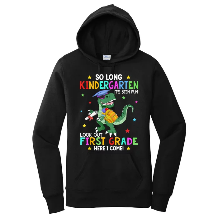 So Long Kindergarten Graduation Class Of Dinosaur Women's Pullover Hoodie