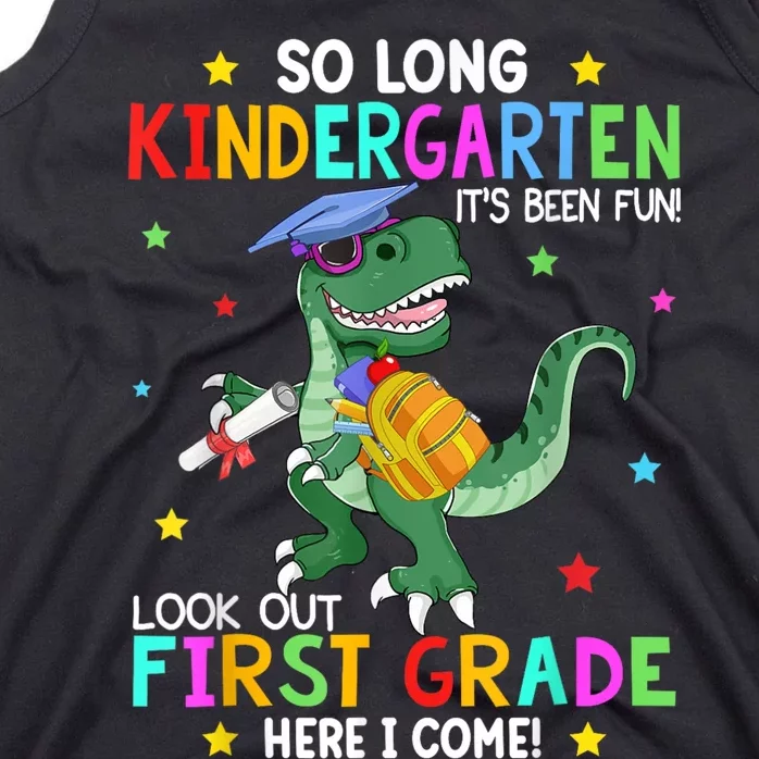 So Long Kindergarten Graduation Class Of Dinosaur Tank Top