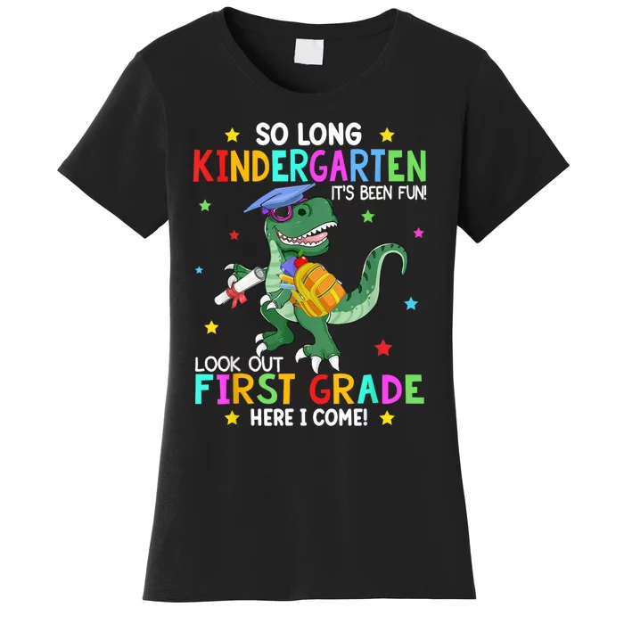 So Long Kindergarten Graduation Class Of Dinosaur Women's T-Shirt