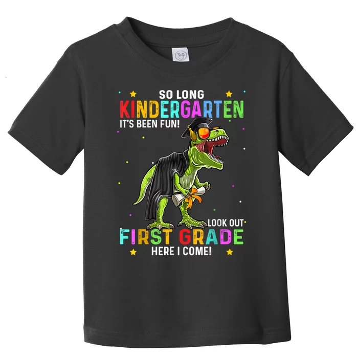 So Long Kindergarten Graduation Class Of Dinosaur Toddler T-Shirt