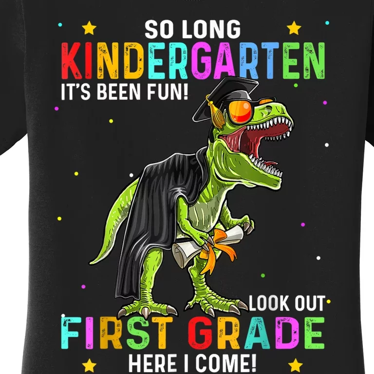 So Long Kindergarten Graduation Class Of Dinosaur Women's T-Shirt