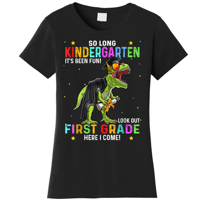 So Long Kindergarten Graduation Class Of Dinosaur Women's T-Shirt