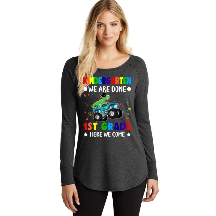 So Long Kindergarten Graduation Class Of Dinosaur Women's Perfect Tri Tunic Long Sleeve Shirt