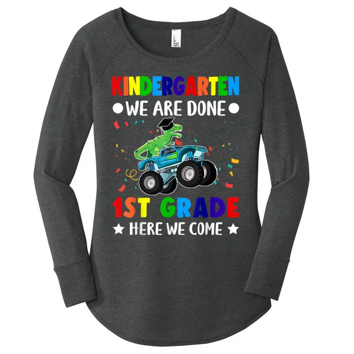 So Long Kindergarten Graduation Class Of Dinosaur Women's Perfect Tri Tunic Long Sleeve Shirt