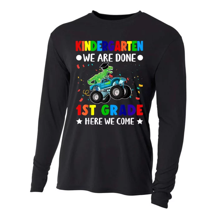 So Long Kindergarten Graduation Class Of Dinosaur Cooling Performance Long Sleeve Crew