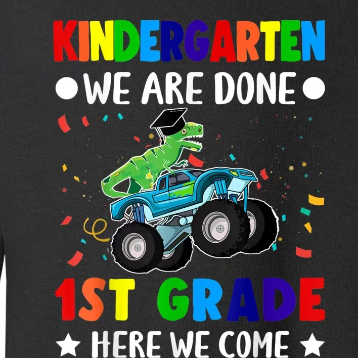 So Long Kindergarten Graduation Class Of Dinosaur Toddler Sweatshirt