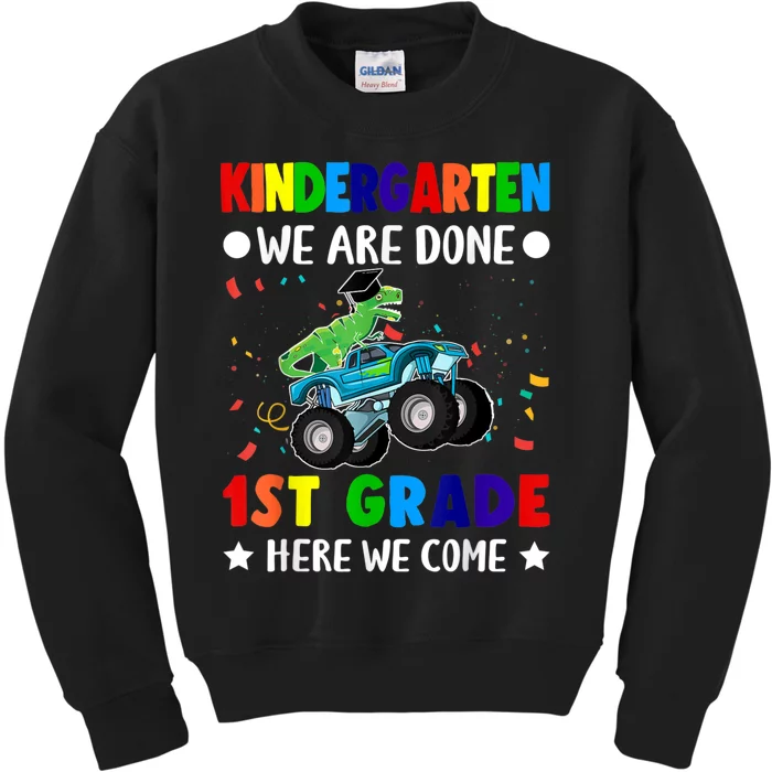 So Long Kindergarten Graduation Class Of Dinosaur Kids Sweatshirt