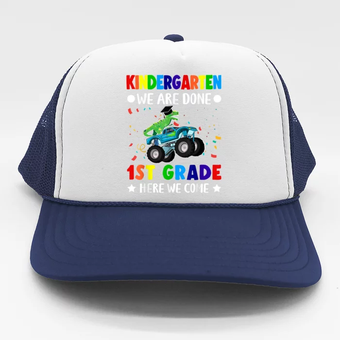 So Long Kindergarten Graduation Class Of Dinosaur Trucker Hat