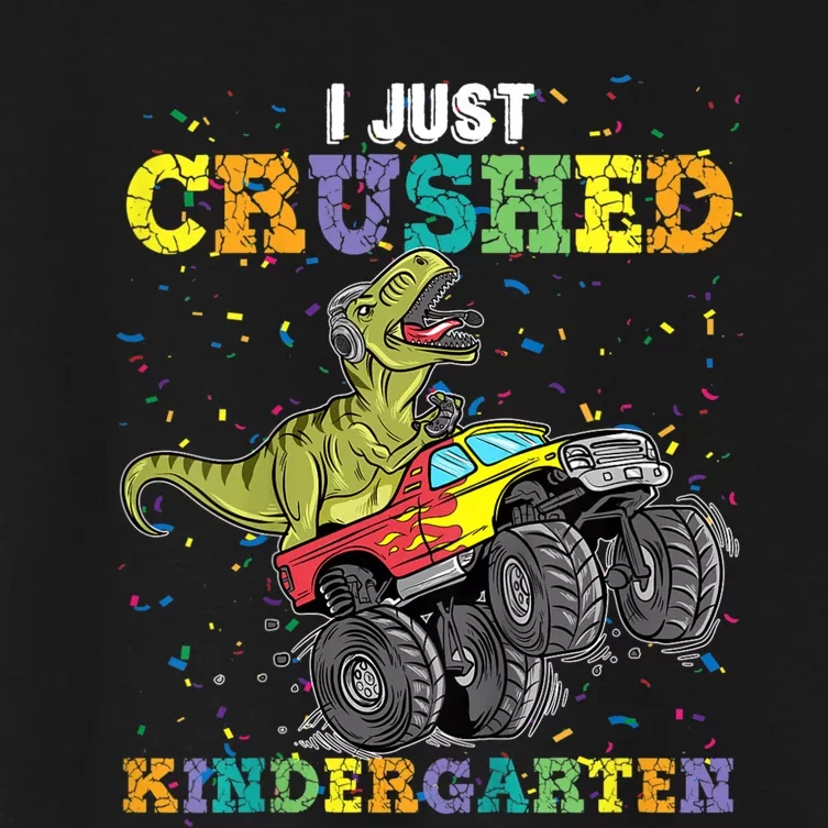 So Long Kindergarten Graduation Class Of Dinosaur Women's Crop Top Tee