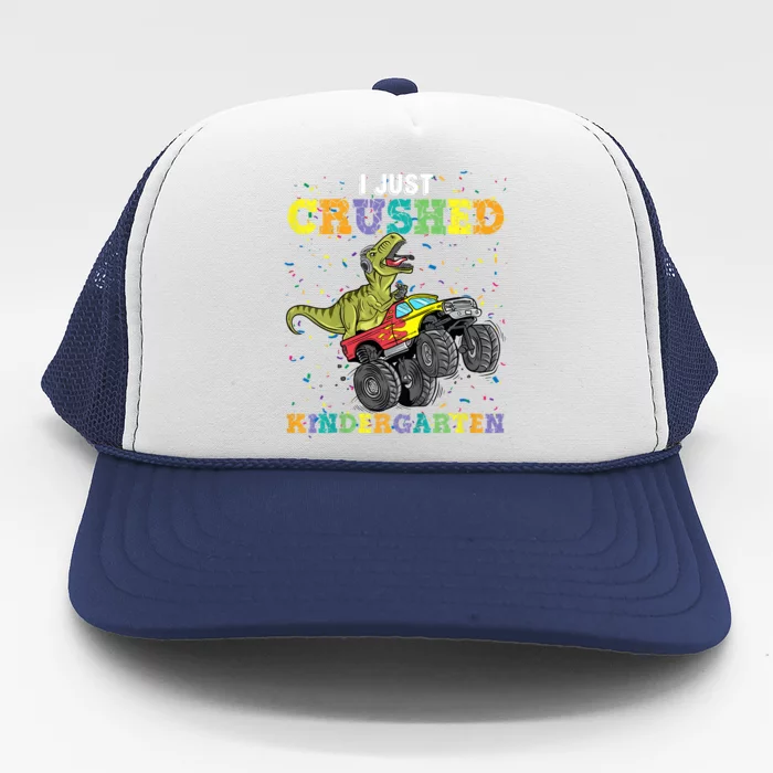 So Long Kindergarten Graduation Class Of Dinosaur Trucker Hat