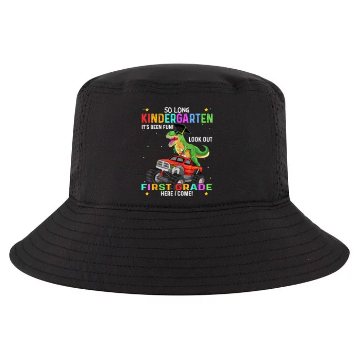 So Long Kindergarten Graduation Class Of Dinosaur Cool Comfort Performance Bucket Hat