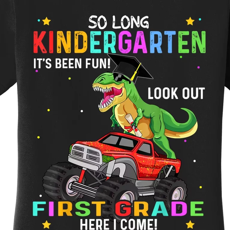 So Long Kindergarten Graduation Class Of Dinosaur Women's T-Shirt