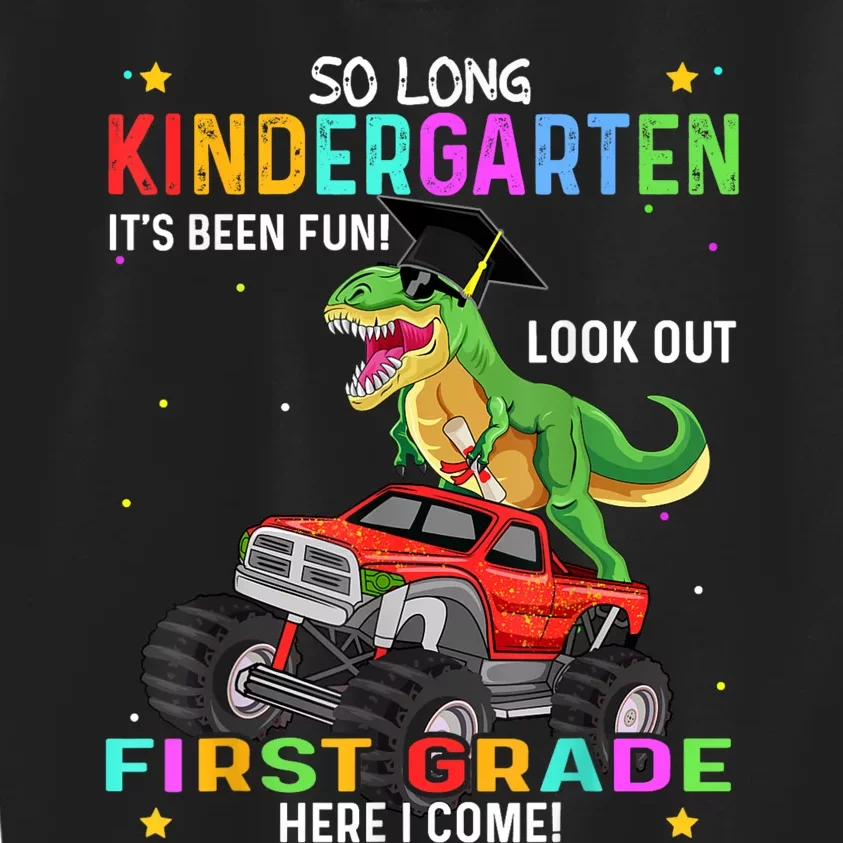 So Long Kindergarten Graduation Class Of Dinosaur Kids Sweatshirt