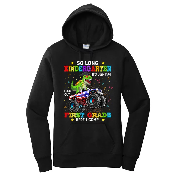 So Long Kindergarten Graduation Class Of Dinosaur Women's Pullover Hoodie