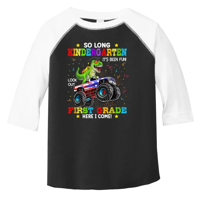 So Long Kindergarten Graduation Class Of Dinosaur Toddler Fine Jersey T-Shirt